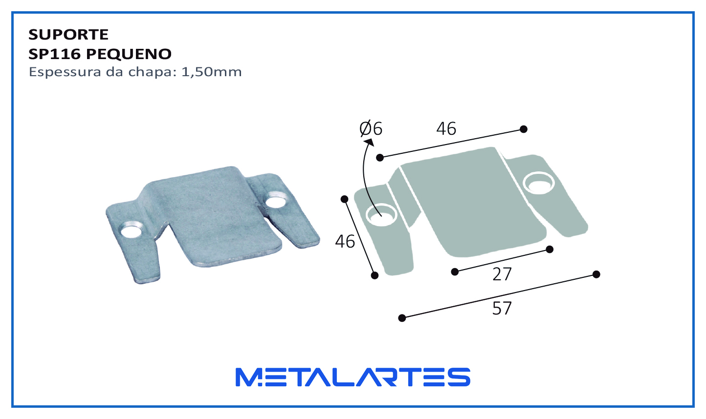 SUPORTE SP116 PEQUENO
